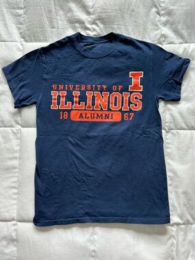 University of Illinois Alumni Navy Short Sleeve Tee